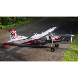 Samolot Pilatus PC-6 (klasa 26-30cc EP-GP)(wersja Turbo Lenza) - VQ-Models